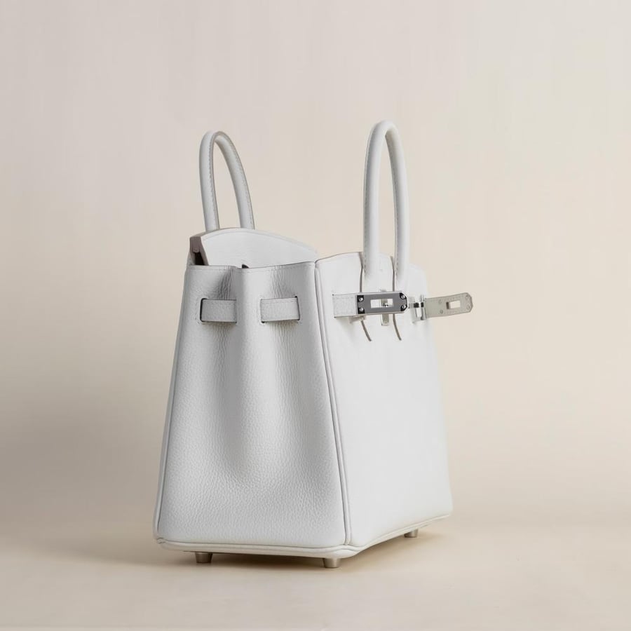 Birkin 25cm Togo 0T Mushroom PHW