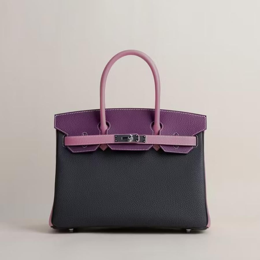Birkin 30cm Togo 88 Graohite/3Q Rose sakura/P9 Anemone PHW