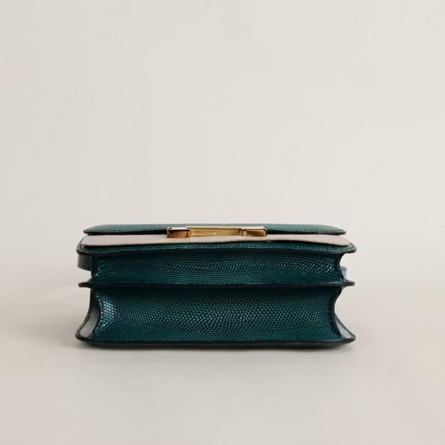 Constance 18CM lizard 6O Vert Cypres GHW