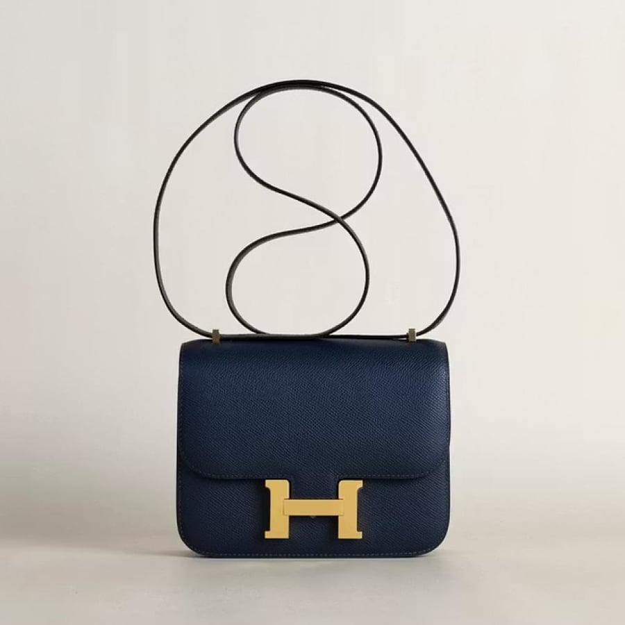 Constance 18CM Epsom 2Z Blue Nuit GHW