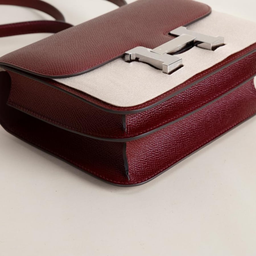 Constance 18CM Epsom 55 Rouge H PHW