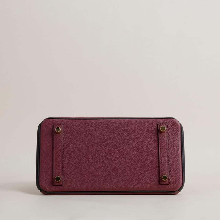Birkin 25cm Togo 55 Rouge H / 89 Noir GHW