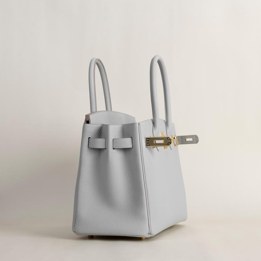 Birkin 30cm Togo 80 Pearl grey GHW