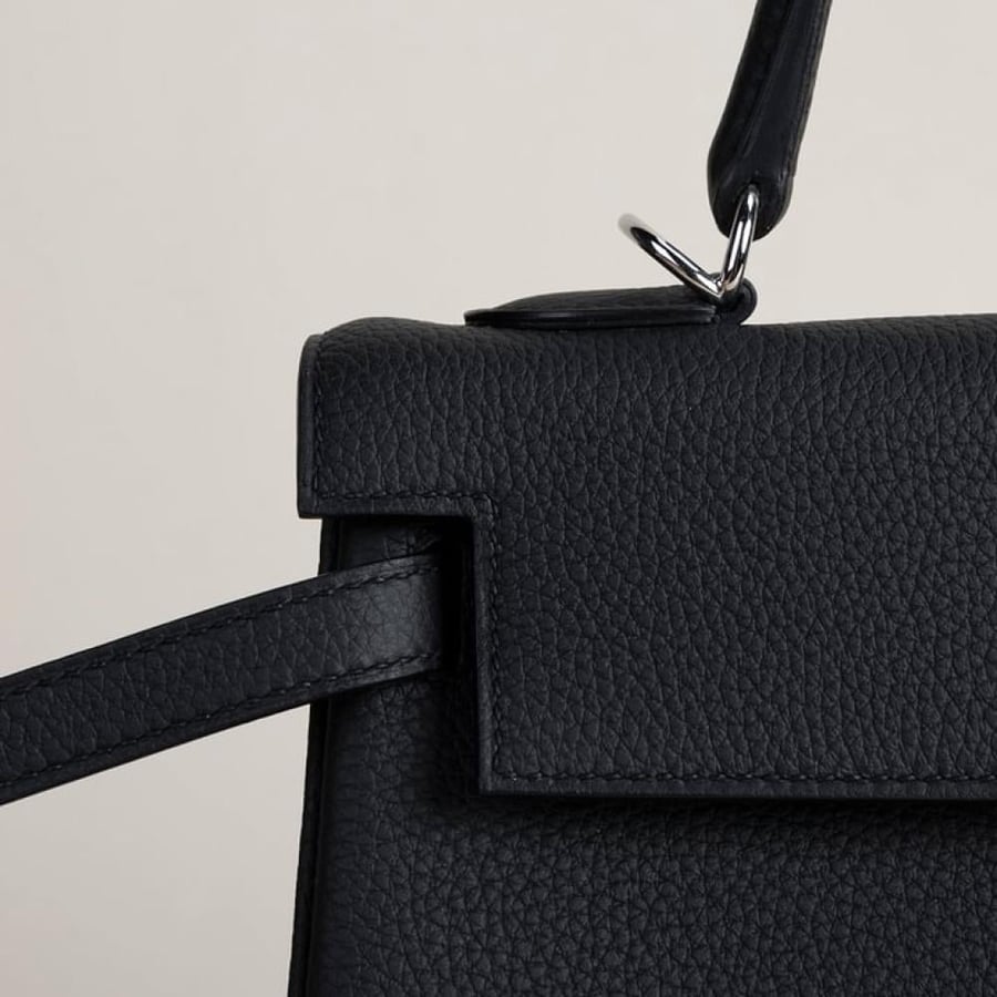 Kelly25 Togo Noir PHW