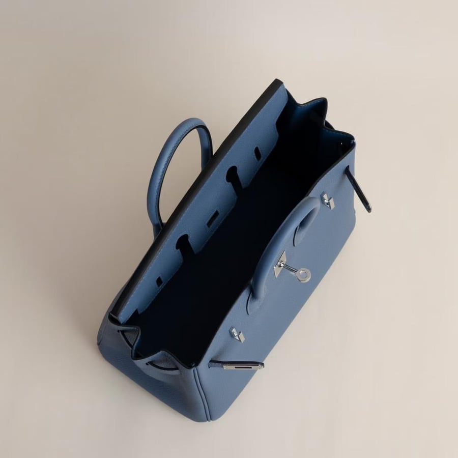 Birkin 25cm Togo R2 Blue Agate PHW