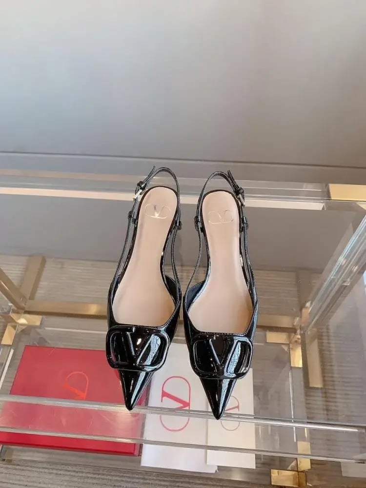 VLOGO SIGNATURE CALFSKIN SLINGBACK PUMP 80MM / 3.15 IN