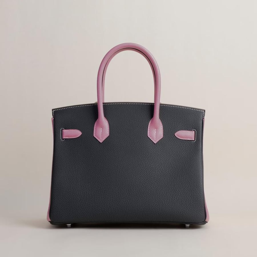 Birkin 30cm Togo 88 Graohite/3Q Rose sakura/P9 Anemone PHW