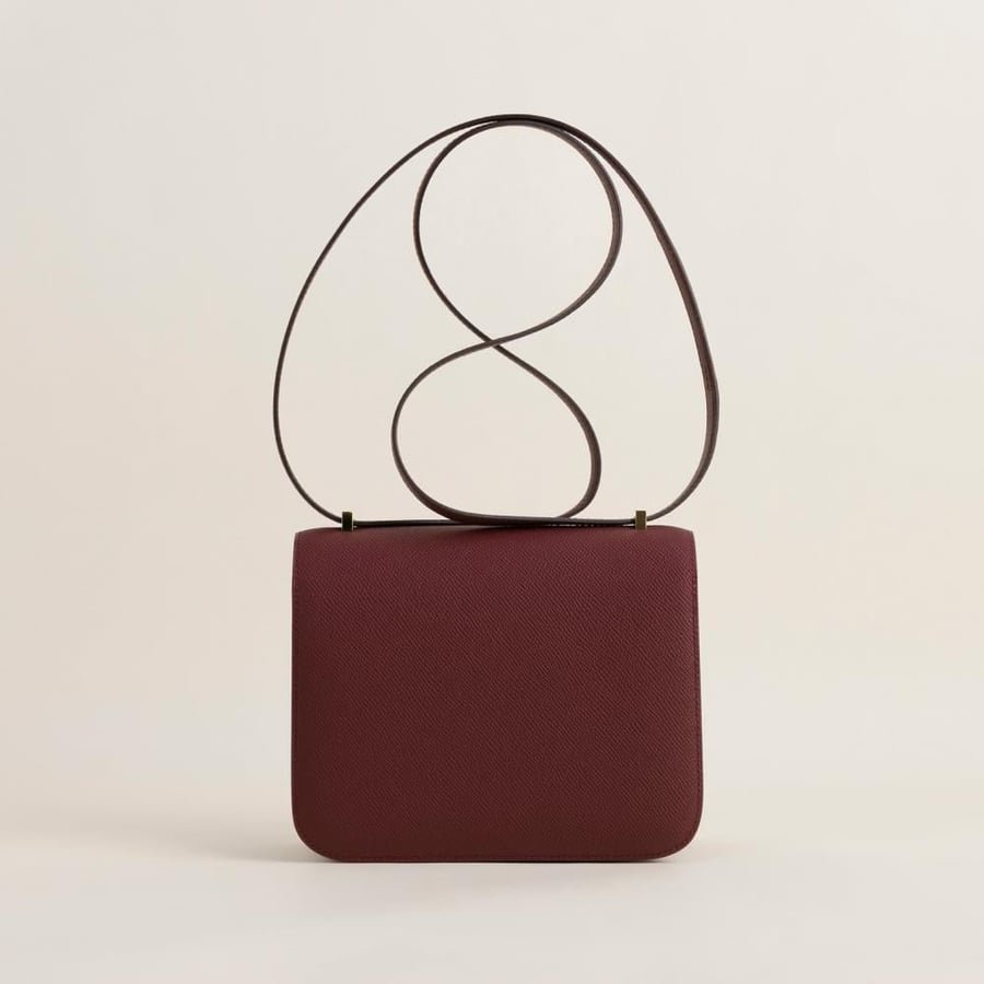 Constance 18CM Epsom 55 Rouge H GHW