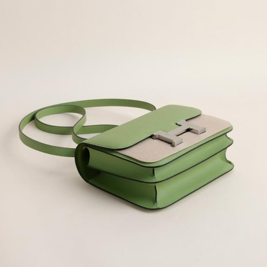 Constance 18CM Epsom 3i Vert criquet PHW