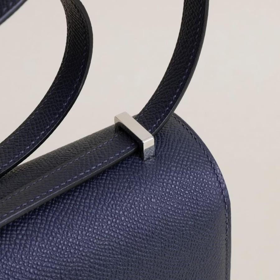 Constance 18CM Epsom 2Z Blue Nuit PHW