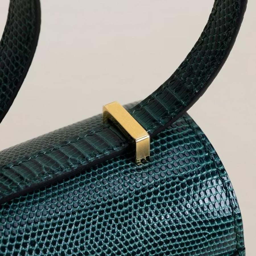 Constance 18CM lizard 6O Vert Cypres GHW
