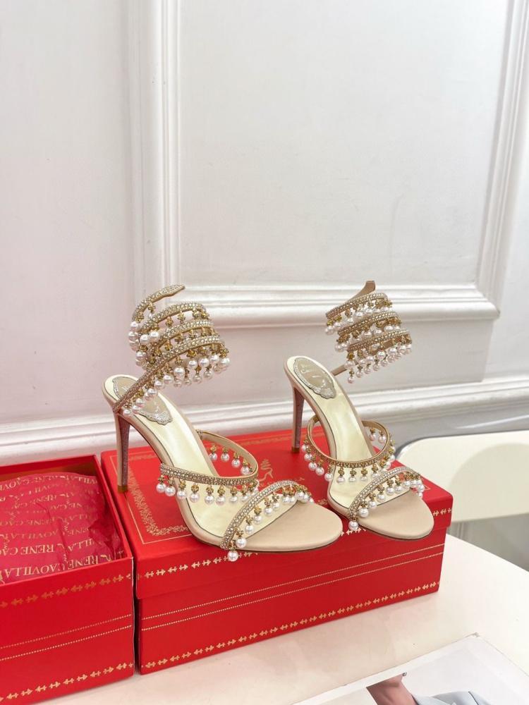 CHANDELIER PEARL SANDAL 105