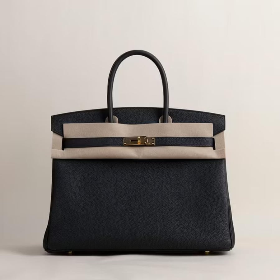Birkin 35cm Togo 89 Noir GHW