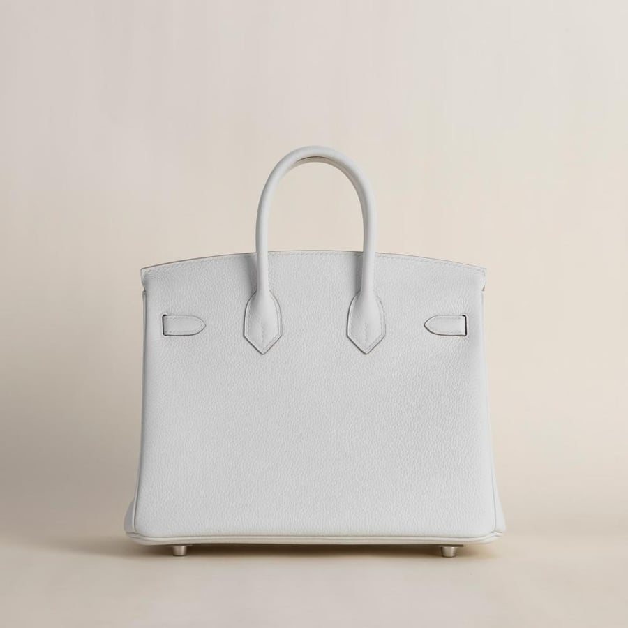 Birkin 25cm Togo 0T Mushroom PHW