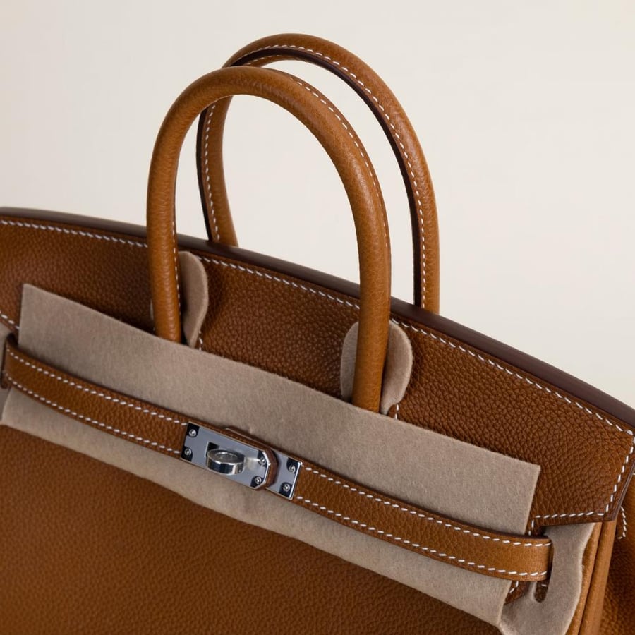 Birkin 25cm Faubourg Barenia CK37 gold PHW