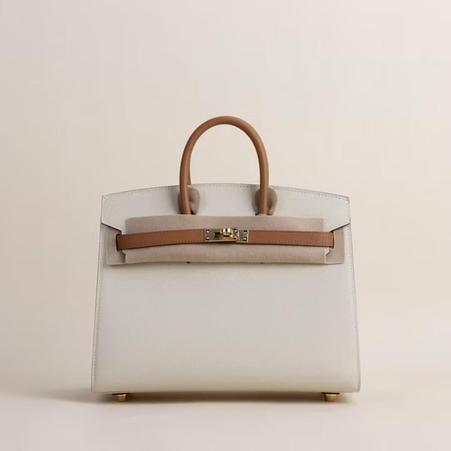 Birkin 25cm Sellier Epsom CC10 Craie/37 Gold GHW