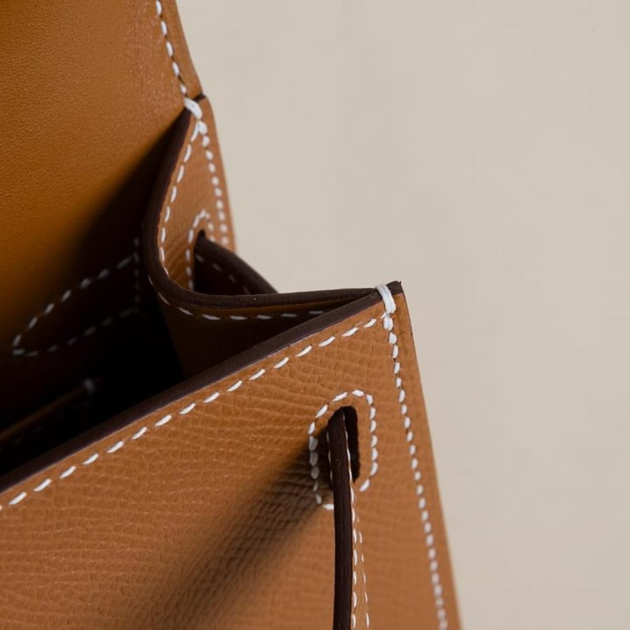 Mini Kelly II Epsom 37 Gold GHW