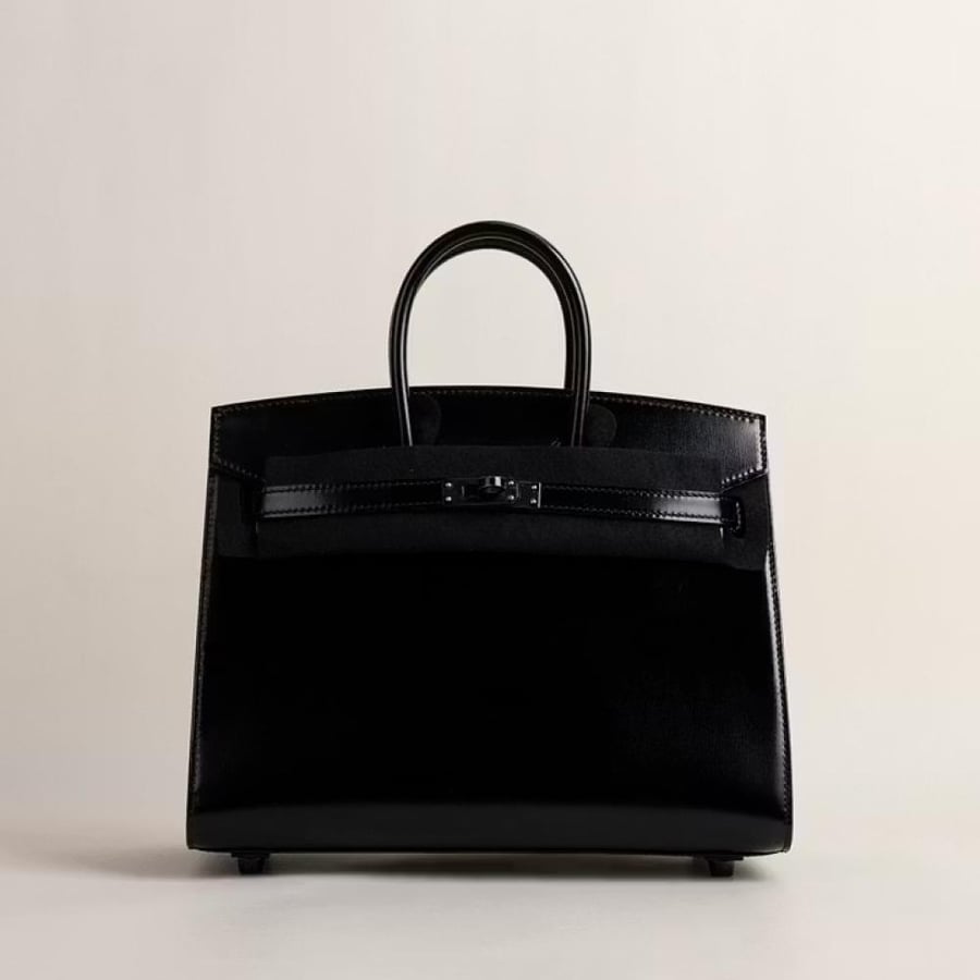 Birkin 25cm Box 89 Noir SO Black