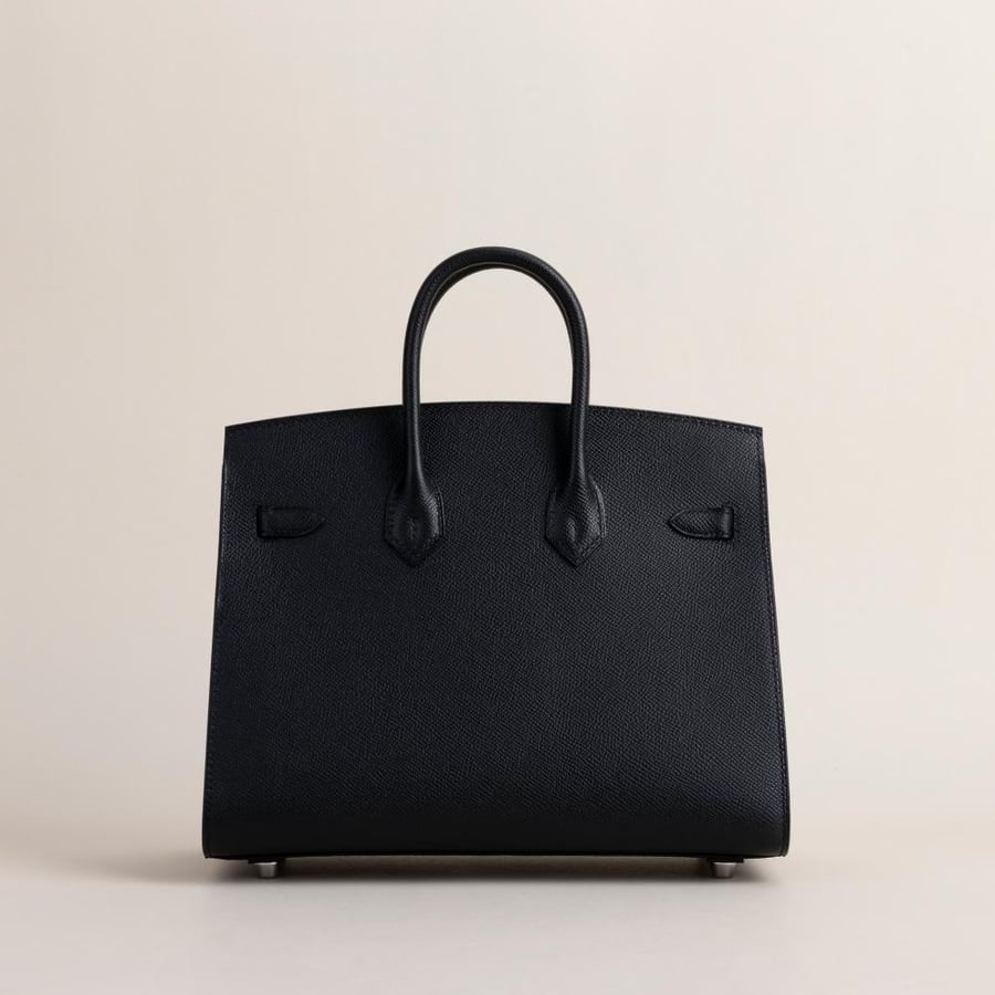 Birkin 25cm Epsom Sellier CK89 Noir PHW