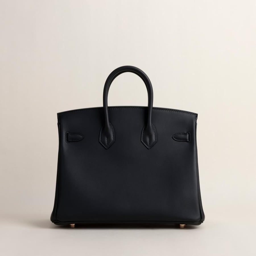 Birkin 25cm Swift 89 Noir RGHW