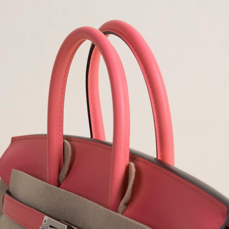 Birkin 25cm Swift leather 8W Rose azelee PHW