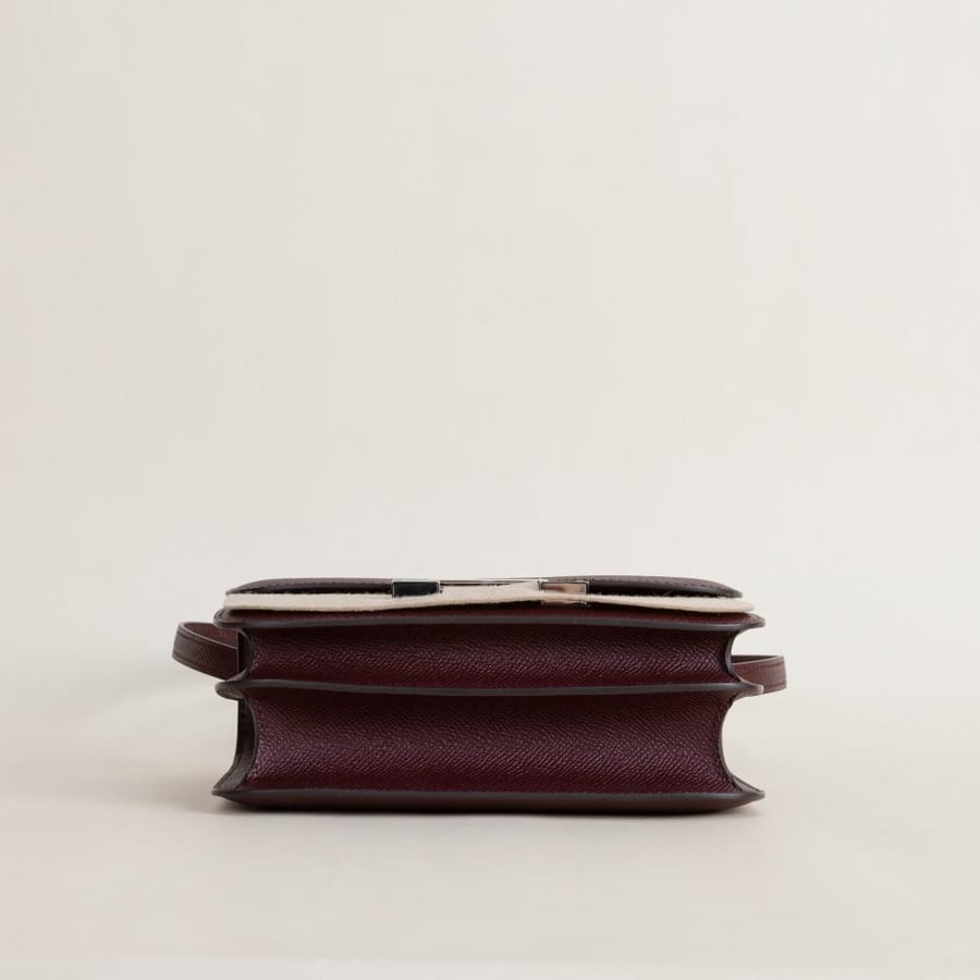 Constance 18CM Epsom 57 Bordeaux PHW