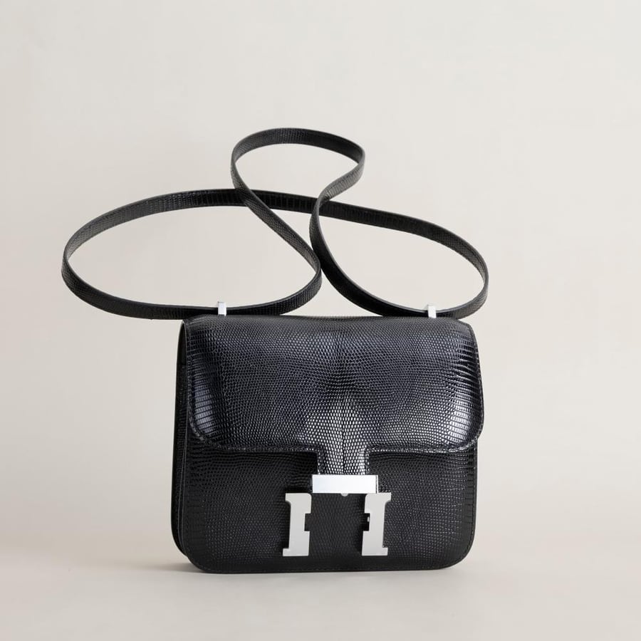 Constance 18CM lizard 89 Noir PHW