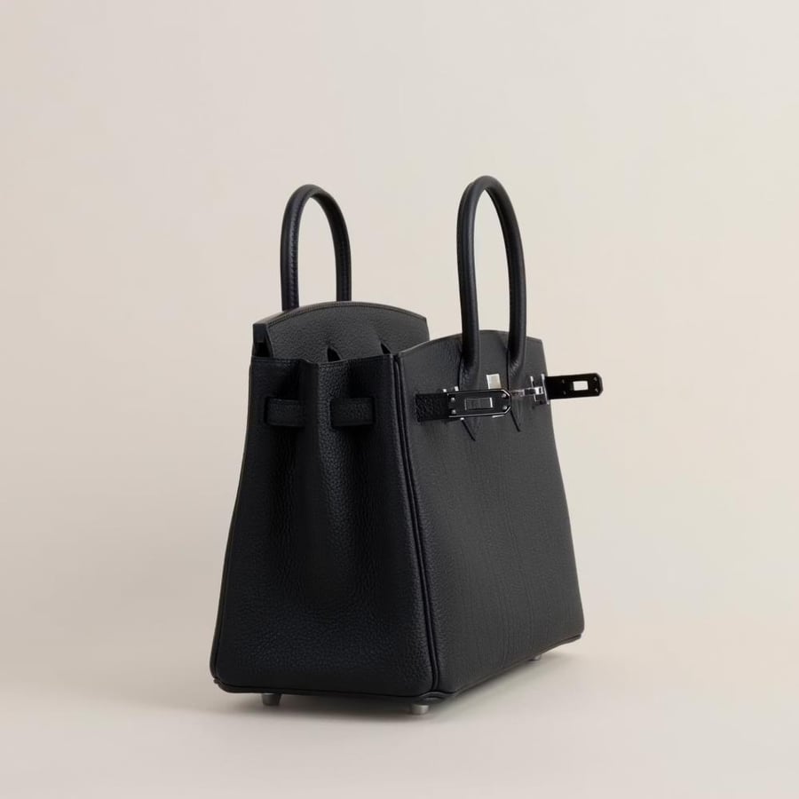 Birkin 25cm Togo 89 Noir PHW