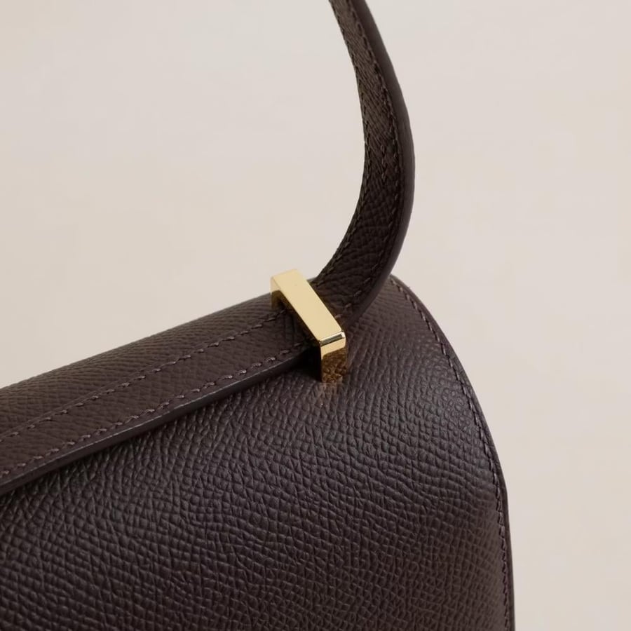 Constance 18CM Epsom 47 Chocolate GHW