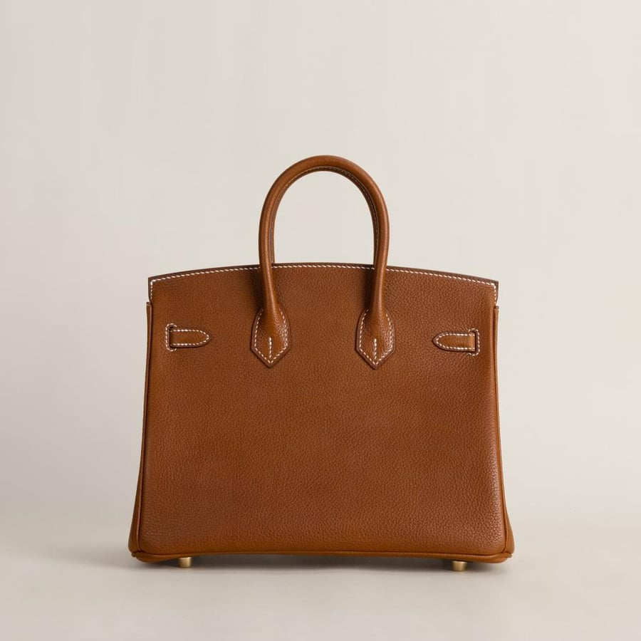 Birkin 25cm Faubourg Barenia 37 Gold GHW