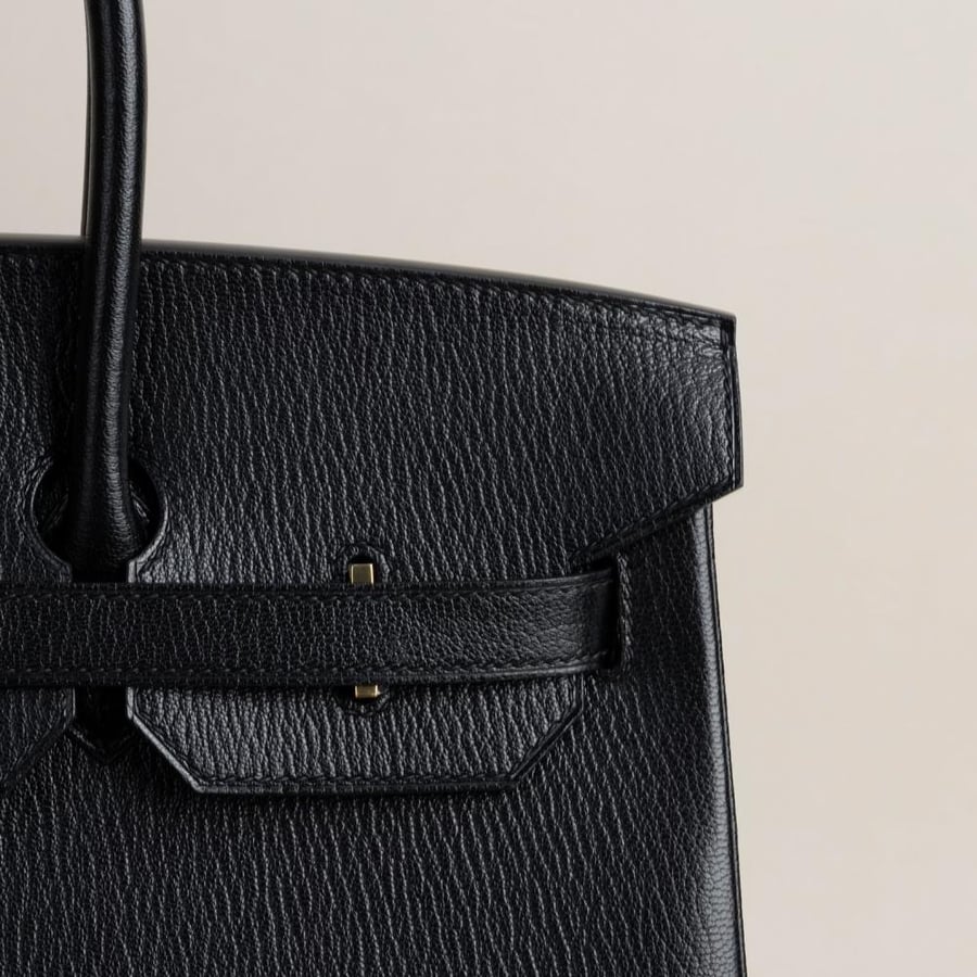 Birkin 35cm Chevre 89 Noir GHW