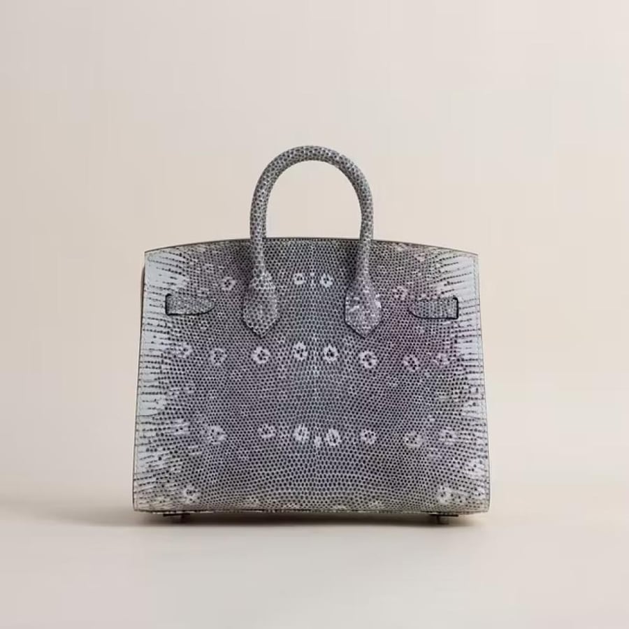 Birkin 20cm Sellier Lizard skin 1B Ombre PHW
