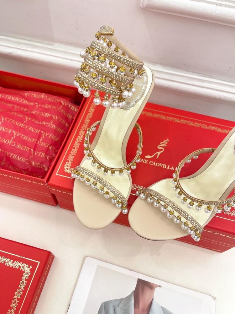 CHANDELIER PEARL SANDAL 105