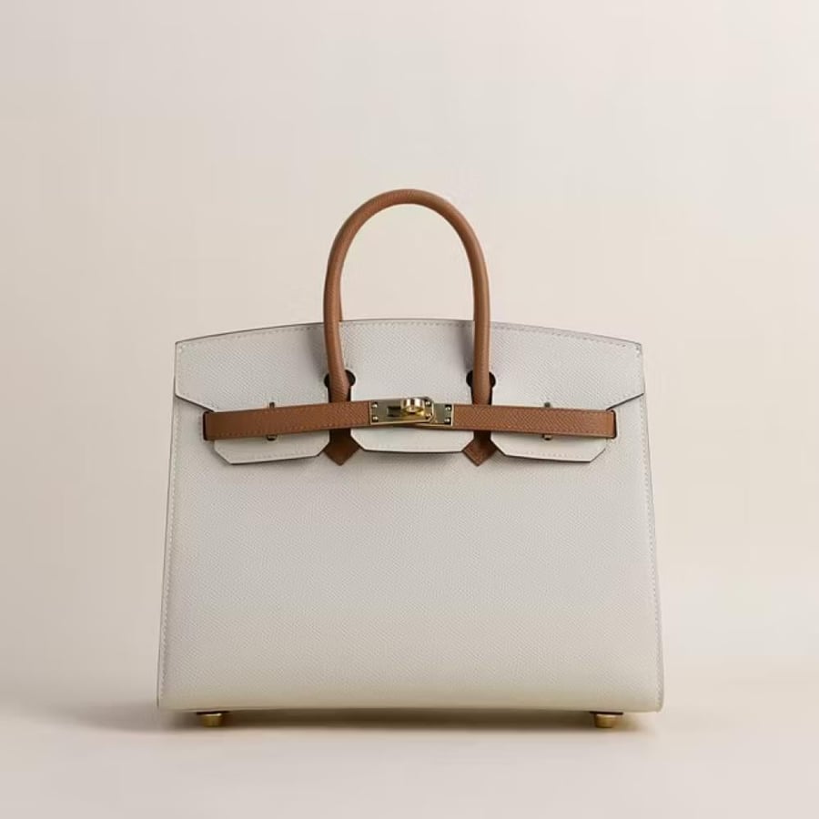 Birkin 25cm Sellier Epsom CC10 Craie/37 Gold GHW