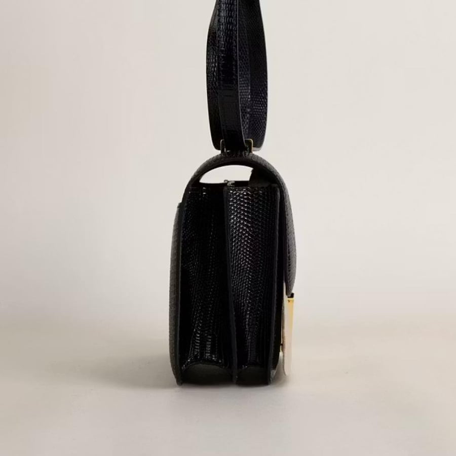 Constance 18CM lizard 89 Noir GHW
