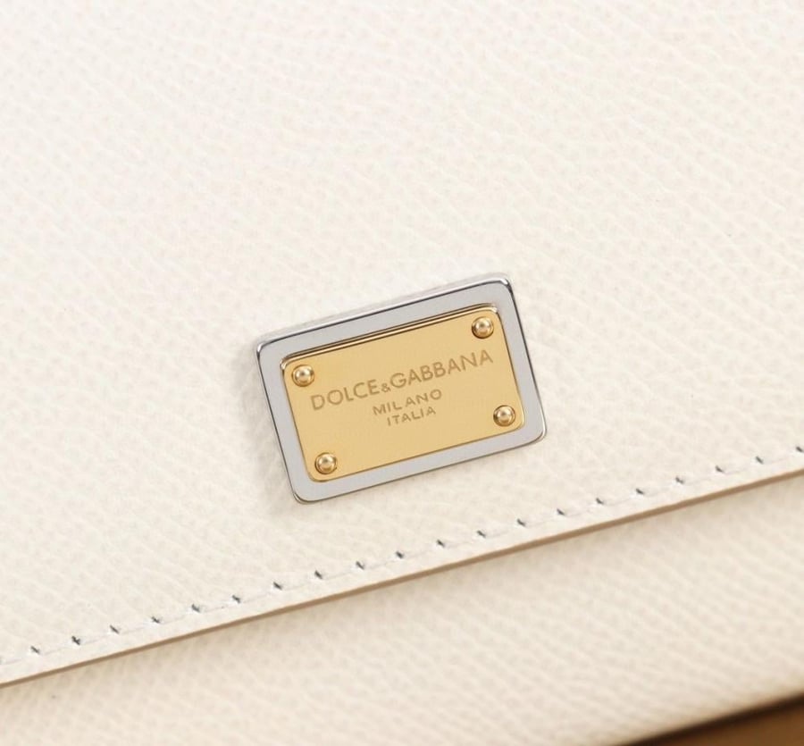 Dauphine-print calfskin mini bag
