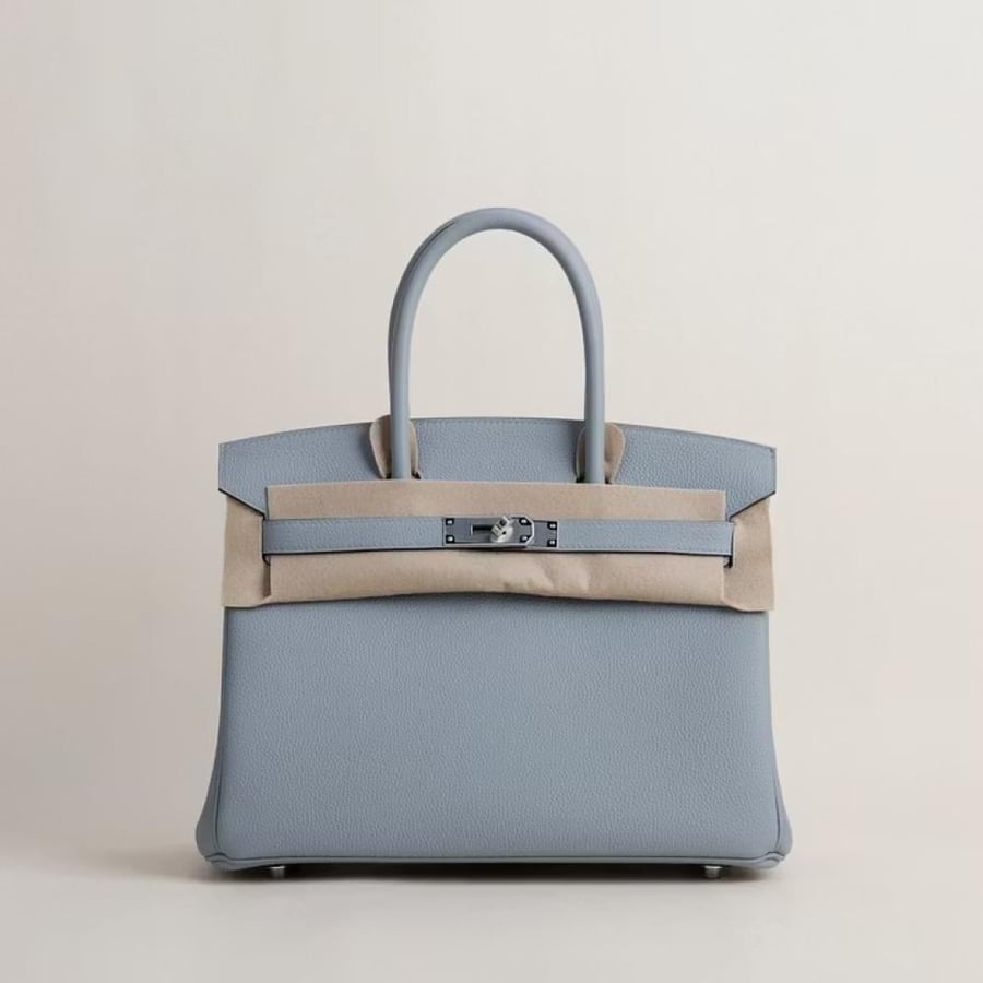 Birkin 30cm Togo J7 Blue lin PHW