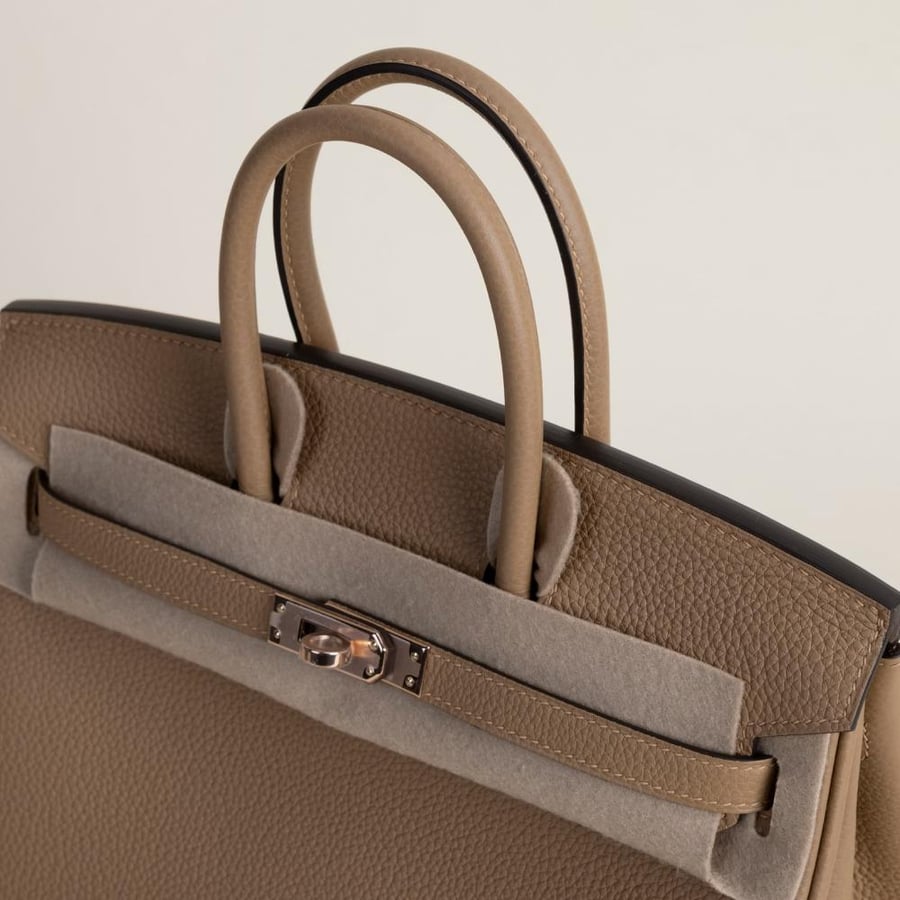 Birkin 25cm Togo 0M Chai RGHW