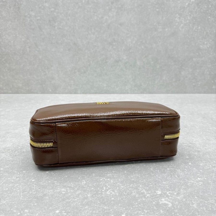 Beau naplak patent leather bag
