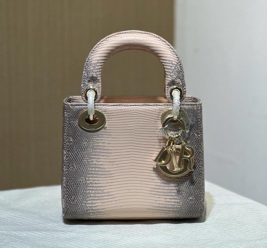 Mini Lady Dior Bag - Lizard
