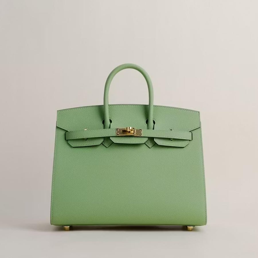 Birkin 25cm Epsom 3i Vert criquet GHW