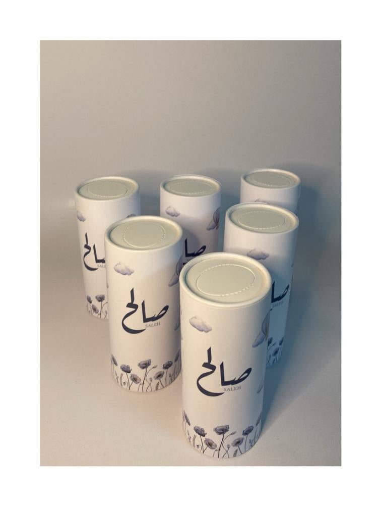 علبة مناديل اسطوانية