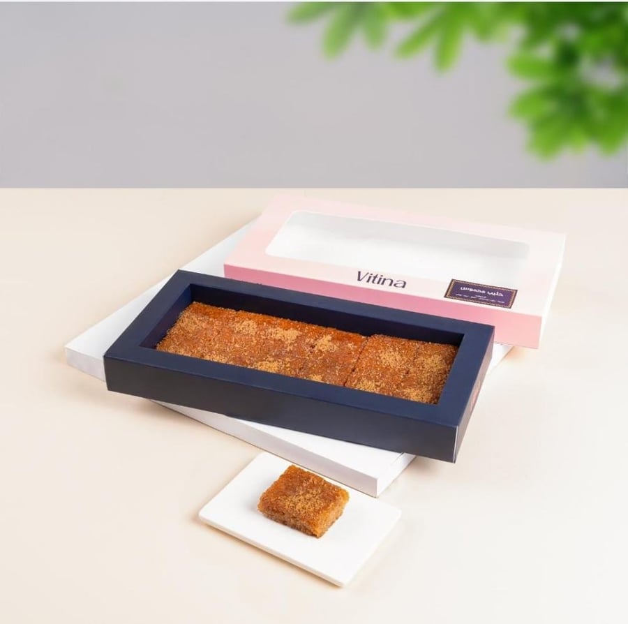 بسبوسة حليب محموس - فيتينا