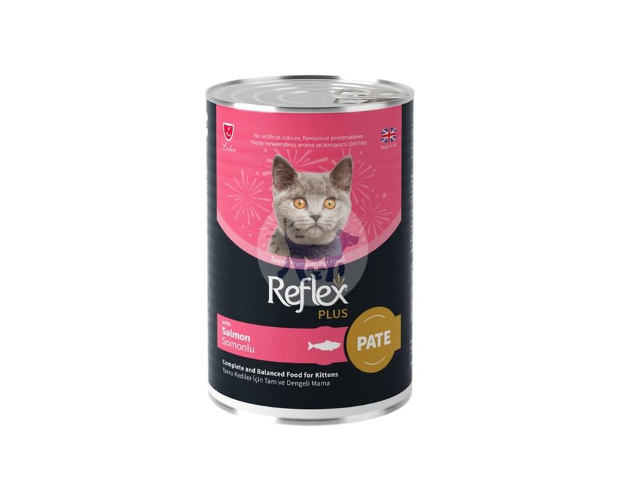 ريفلكس طعام رطب للكتن باتيه السلمون 395g