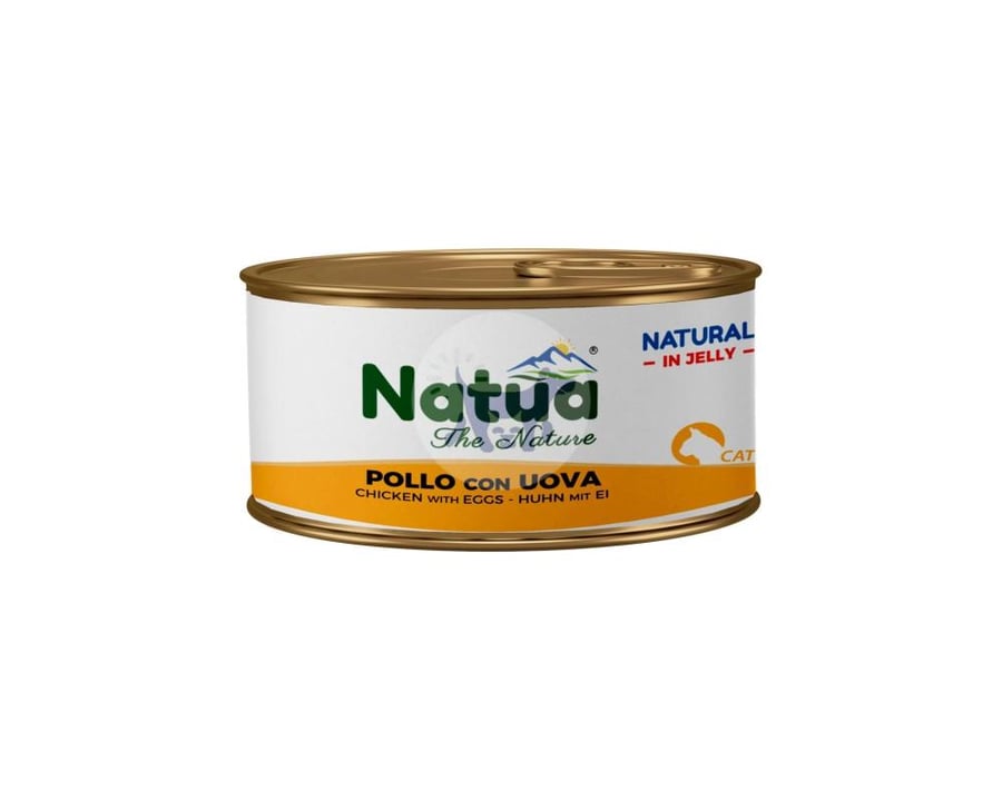 ناتوا طعام رطب للقطط بالدجاج والبيض في الجيلي 85g