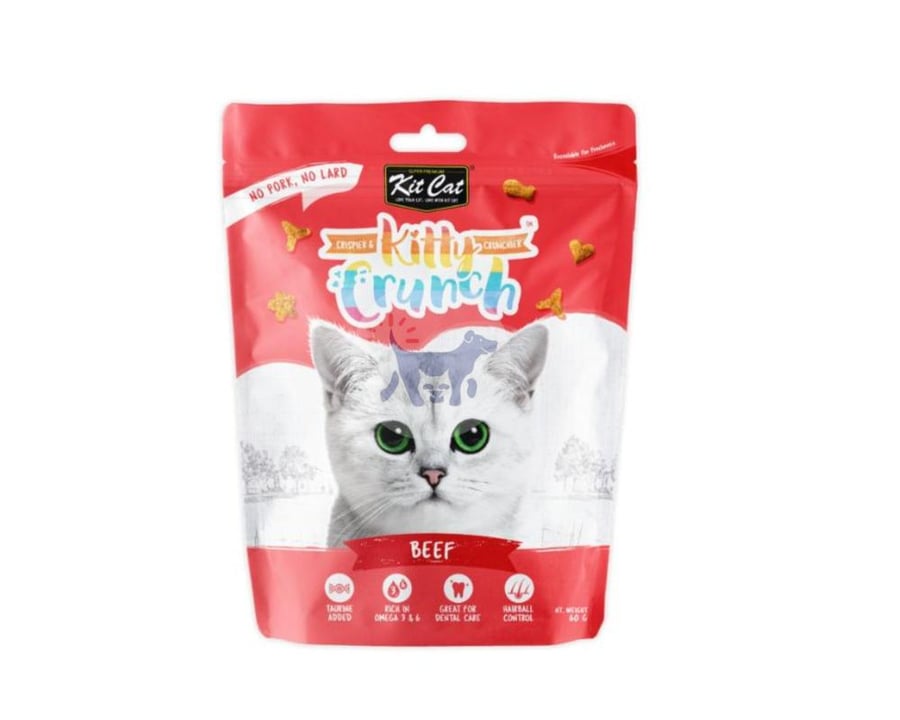 كت كات كيتي كرانش مكافات للقطط باللحم البقري 60g
