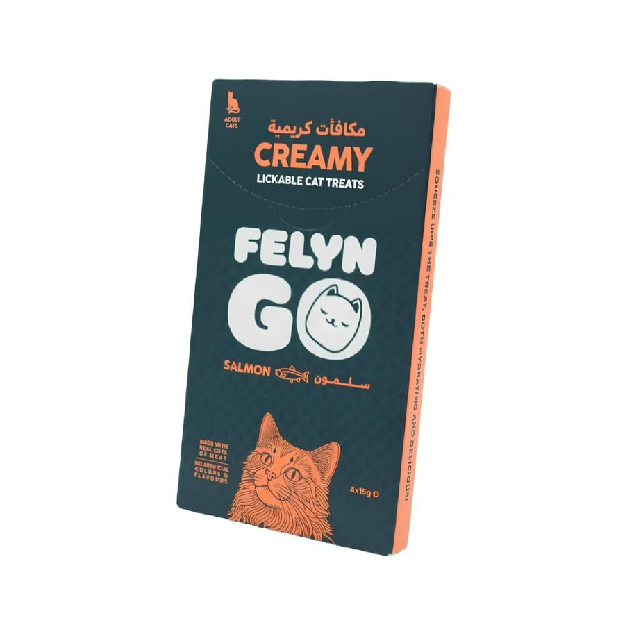 فلاين جو مكافات كريمية للقطط بالسلمون