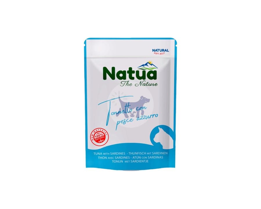 ناتوا طعام رطب للقطط بالتونة والسردين في الجيلي 70g