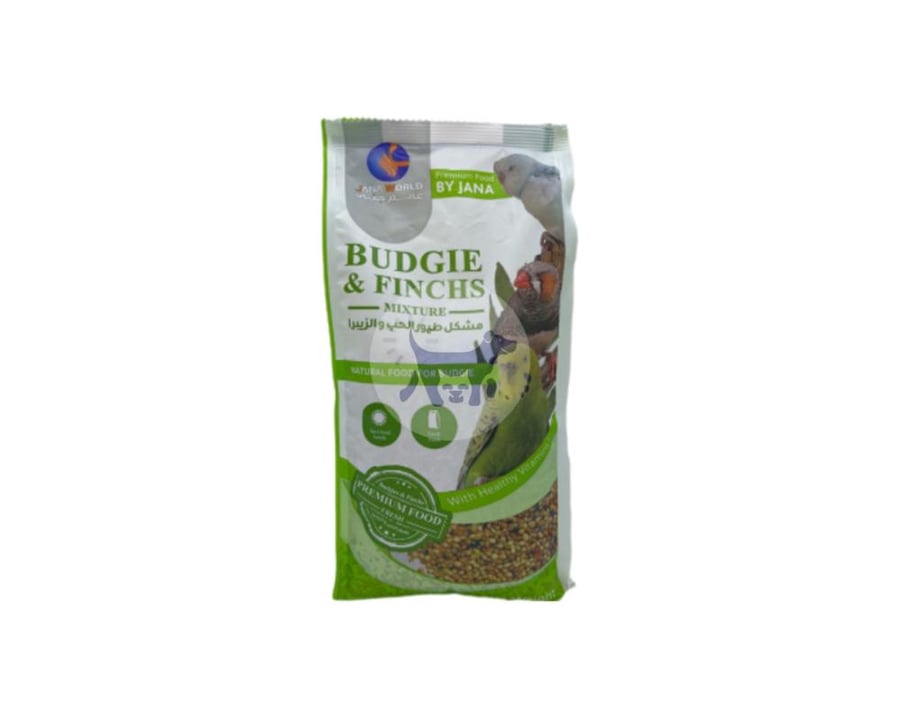 عالم جنى طعام مشكل لطيور الحب و الزيبرا 1kg