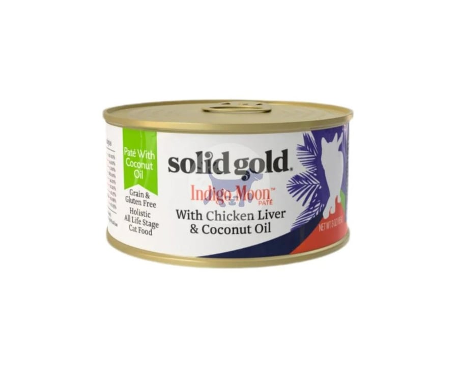 سوليد غولد طعام رطب للقطط بالدجاج وزيت جوز الهند 85g